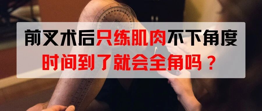 前叉术后只练肌肉不下角度，时间到了就会全角吗？-前叉之家